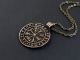 Vegvisir Viking Compass With Runes Pendant
