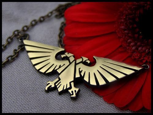 Warhammer 40K Empereur de l’Humanité Ancien Collier Pendentif Aigle Aquila Impérial