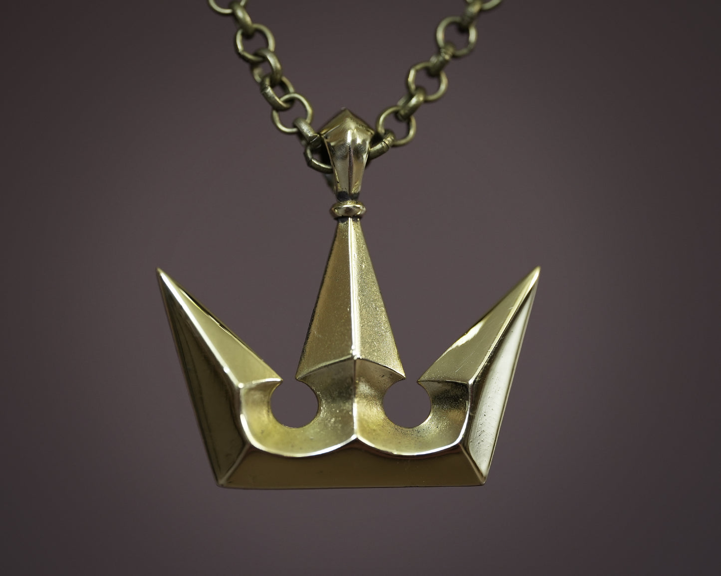 Collier pendentif princesse reine héritière en argent sterling 925 Kingdom Hearts Sora