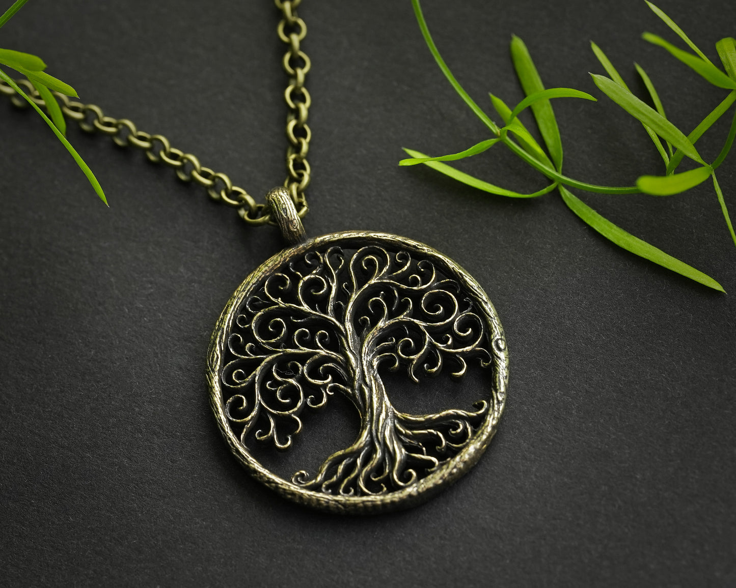 Viking Norse Fairy Yggdrasil Tree of Life Yggdrasil Pendant Necklace Jewelry Amulet
