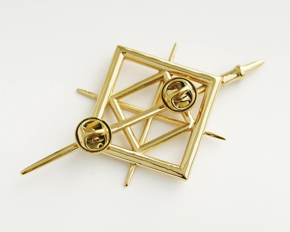 Expedition 33 Clair Obscur Maelle Pin Brooch Cosplay Jewelry Emblem Badge
