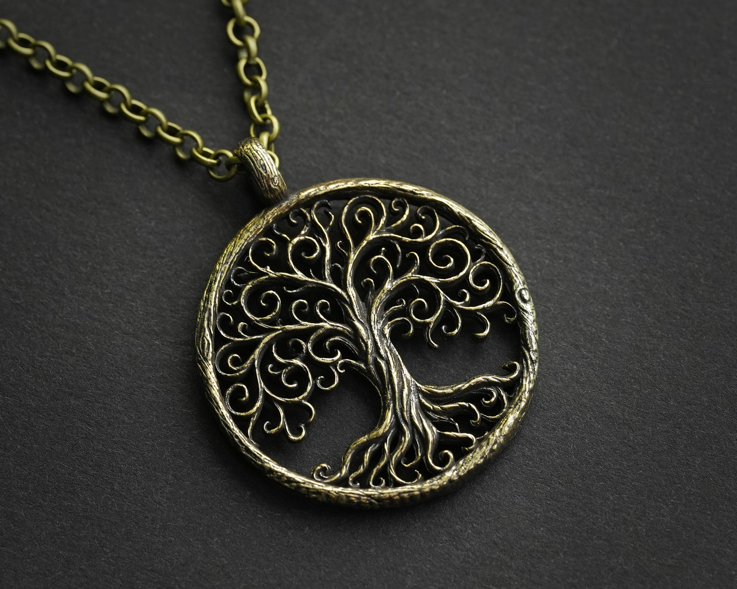 Viking Norse Fairy Yggdrasil Tree of Life Yggdrasil Pendant Necklace Jewelry Amulet
