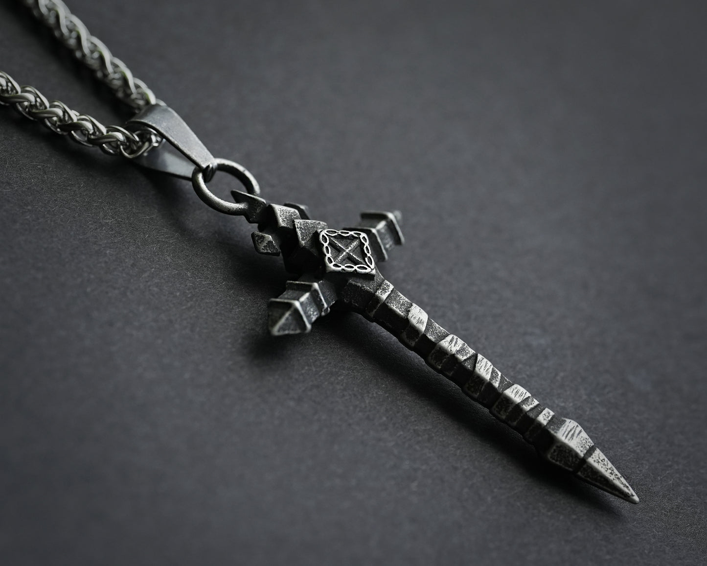 Combat Cross Castlevania Vampire Killer Necklace Pendant Charm