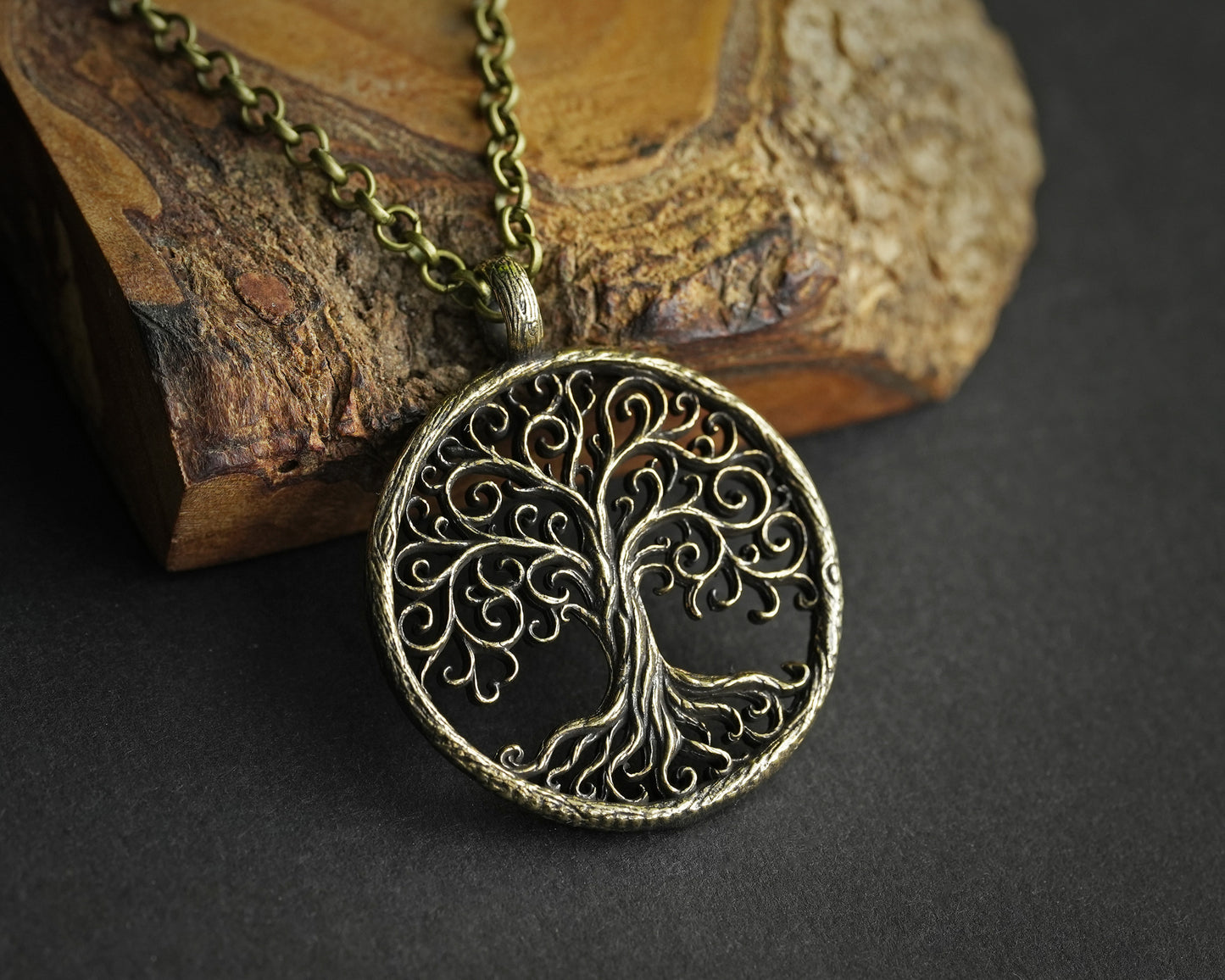 Viking Norse Fairy Yggdrasil Tree of Life Yggdrasil Pendant Necklace Jewelry Amulet