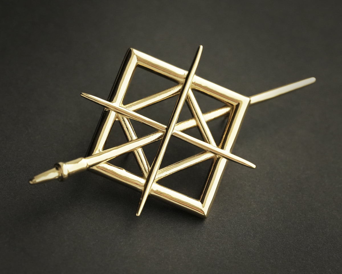 Expedition 33 Clair Obscur Maelle Pin Brooch Cosplay Jewelry Emblem Badge