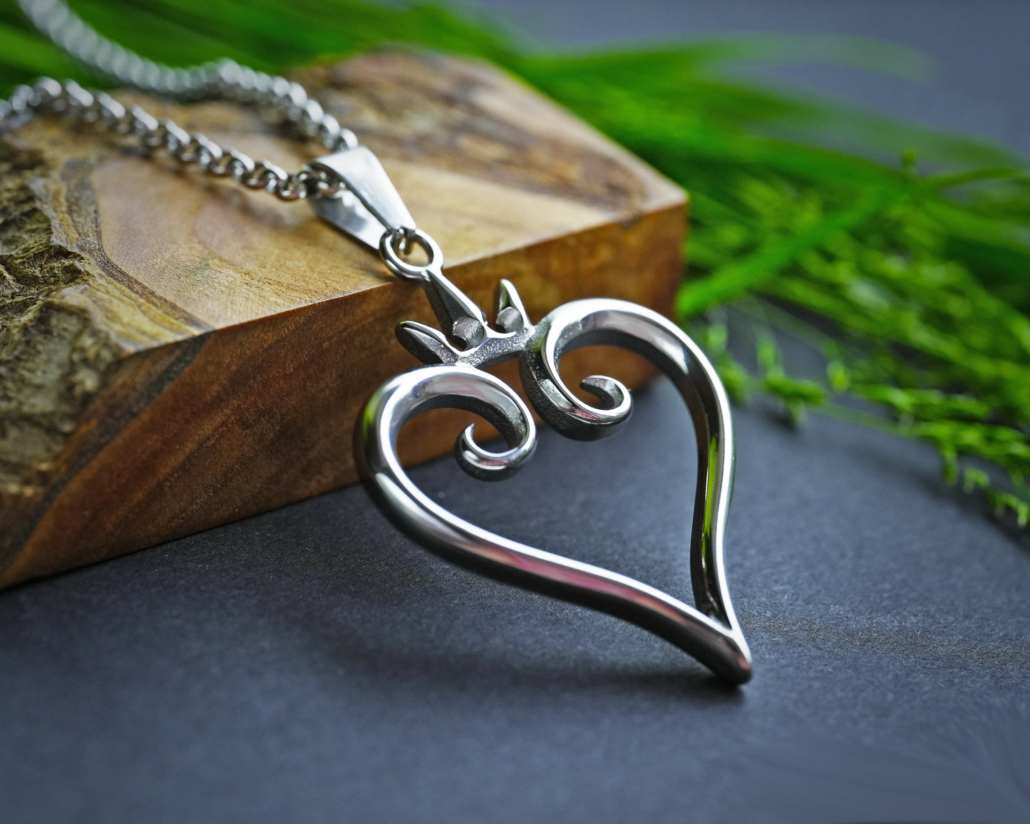 Kingdom Hearts Nobody Edelstahl Anhänger Halskette Charm Halskette Schmuck