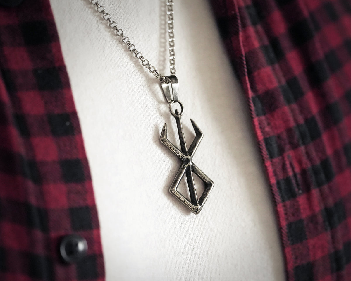 Marque de Sacrifice Rune Anime collier pendentif bijoux fantaisie Cosplay cadeau pour hommes femmes