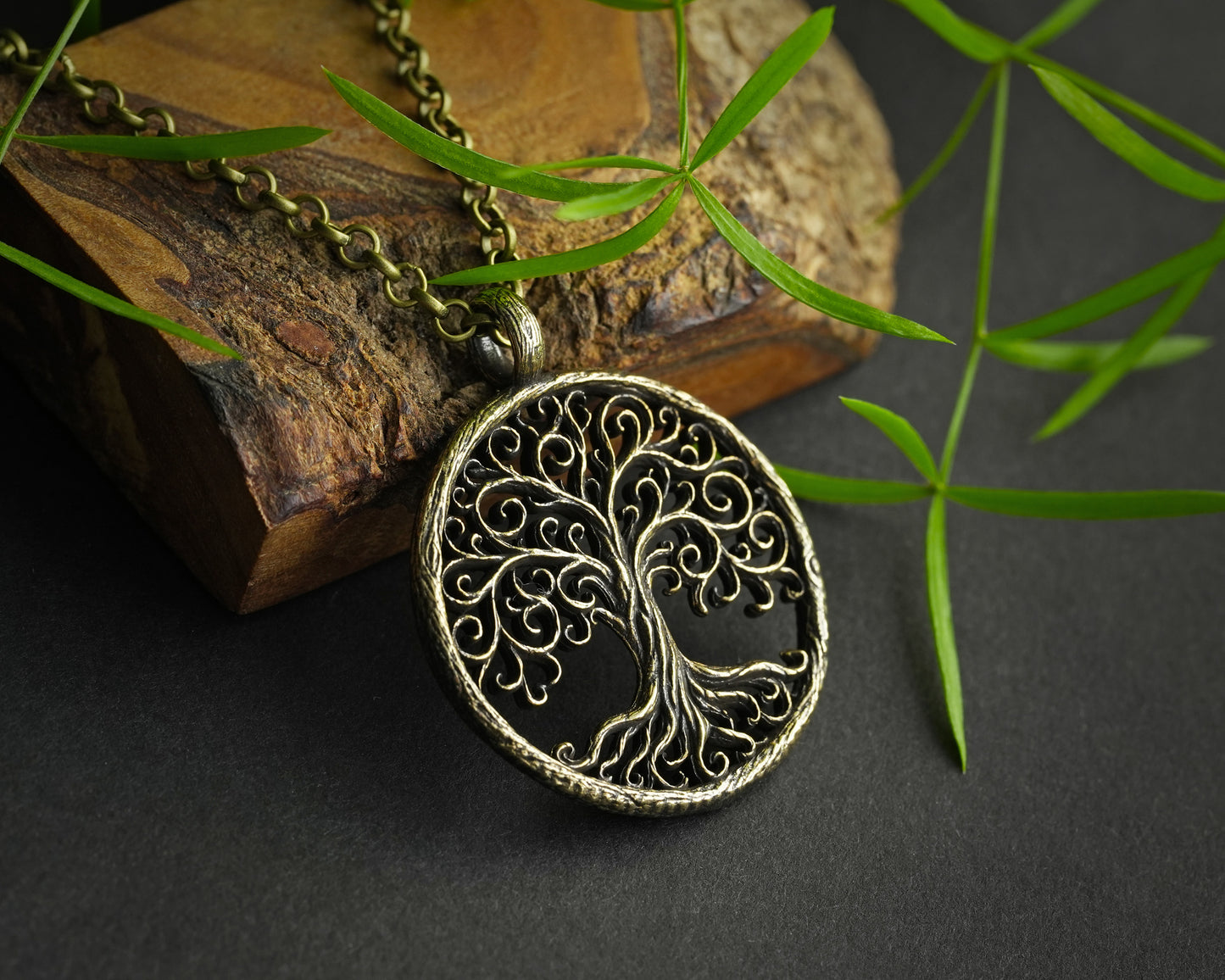 Viking Norse Fairy Yggdrasil Tree of Life Yggdrasil Pendant Necklace Jewelry Amulet
