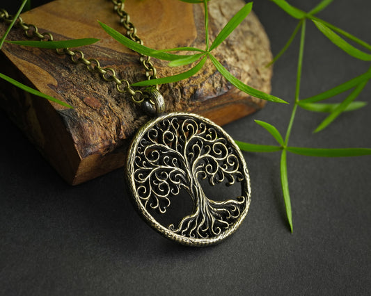 Viking Norse Fairy Yggdrasil Tree of Life Yggdrasil Pendant Necklace Jewelry Amulet