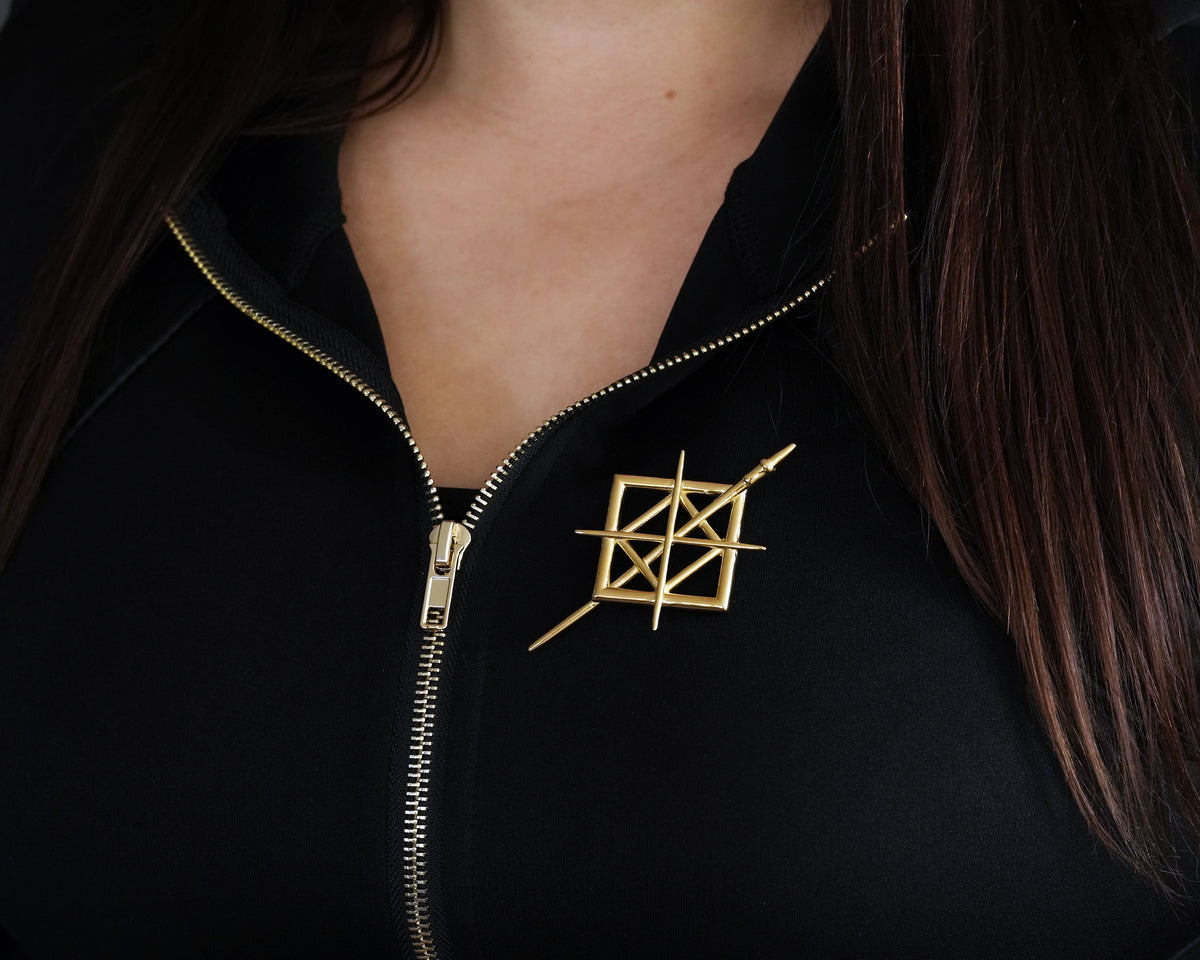 Expedition 33 Clair Obscur Maelle Pin Brooch Cosplay Jewelry Emblem Badge