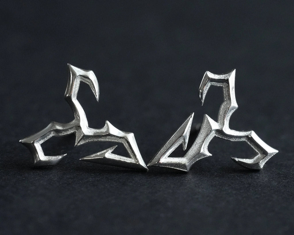 FINAL FANTASY X イヤリング　ピアス　銀　シルバー925 FF10 925-sterling-silver-tidus-