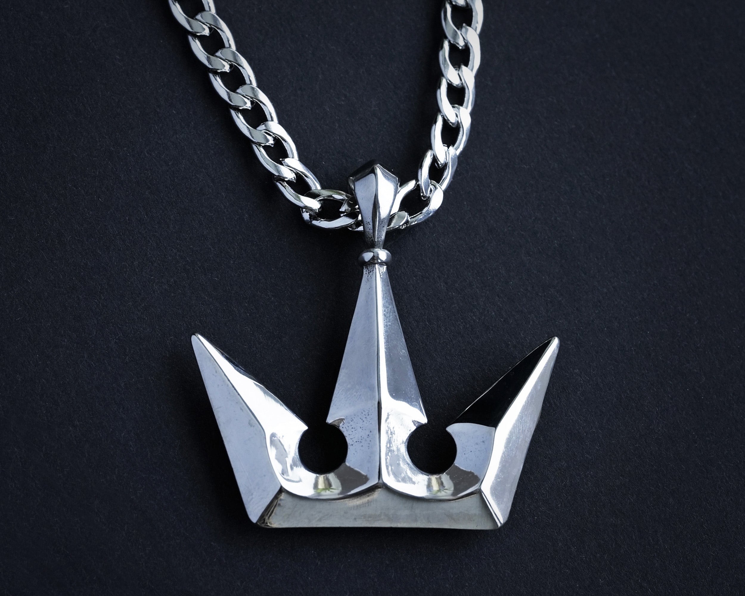 Authentische Kingdom Hearts Sora Silberhalskette - eleganter und