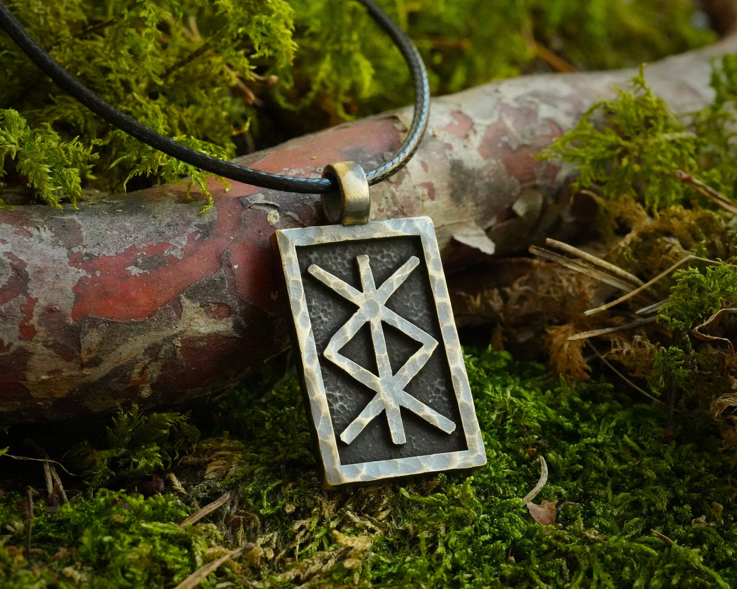 Bind Rune Protection Necklace Viking Elder Futhark Celtic Norse Jewelry Runes Pendant Amulet - Baldur Jewelry