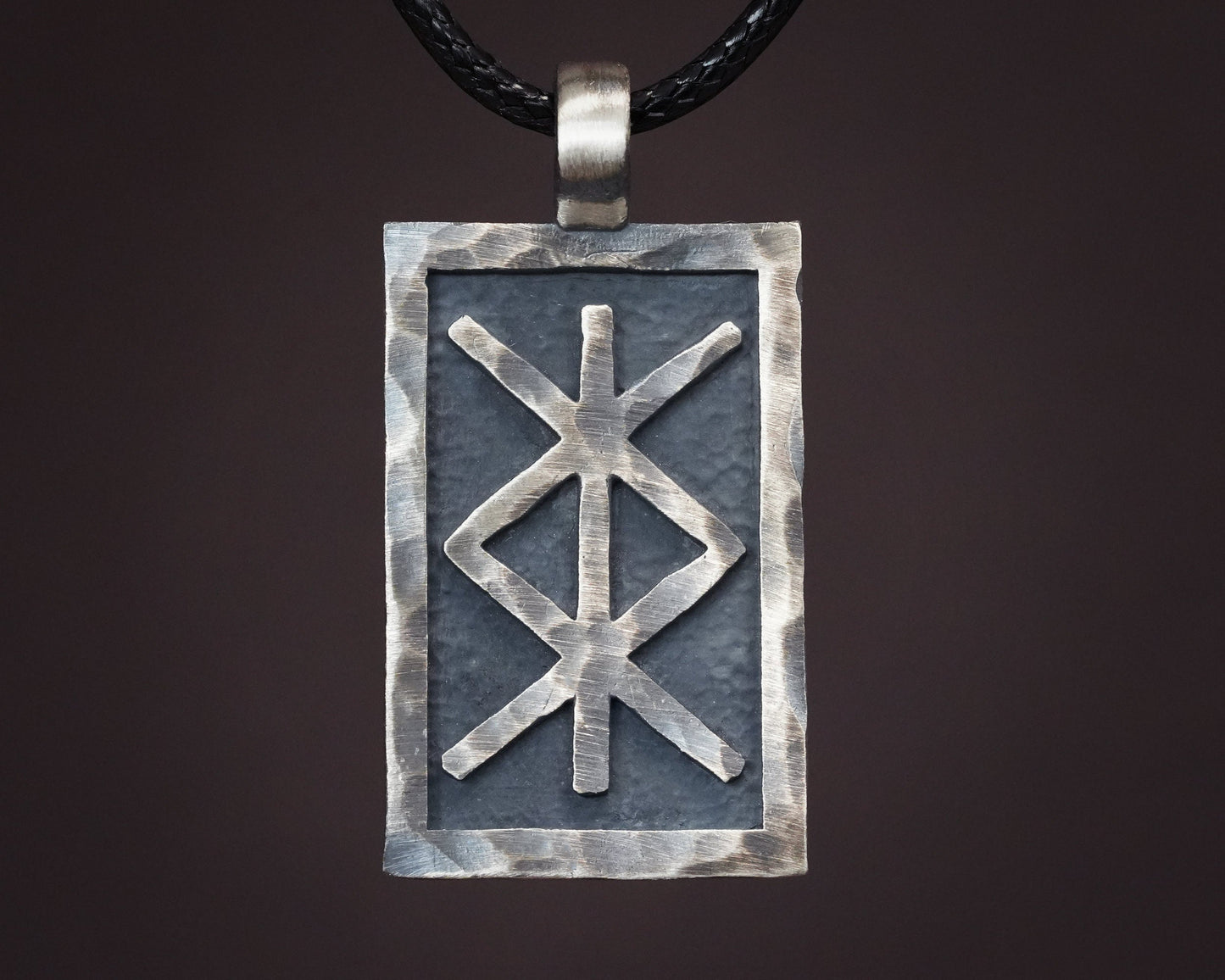 Bind Rune Protection Necklace Viking Elder Futhark Celtic Norse Jewelry Runes Pendant Amulet - Baldur Jewelry