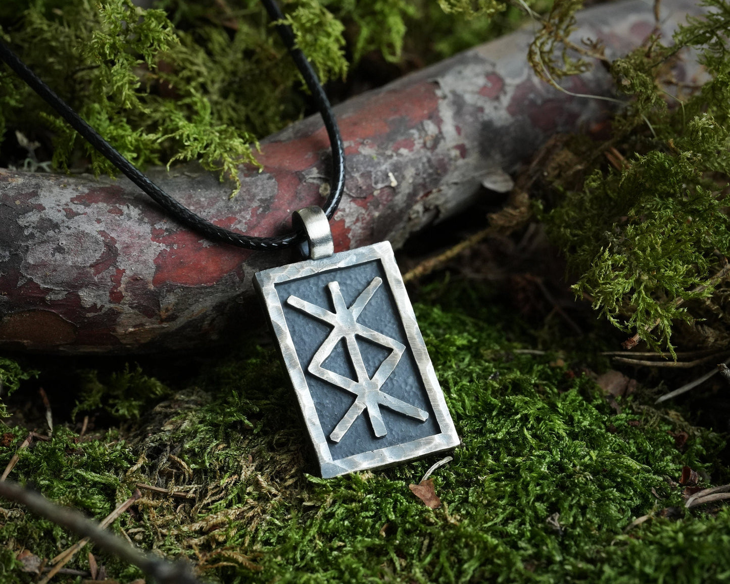 Bind Rune Protection Necklace Viking Elder Futhark Celtic Norse Jewelry Runes Pendant Amulet - Baldur Jewelry