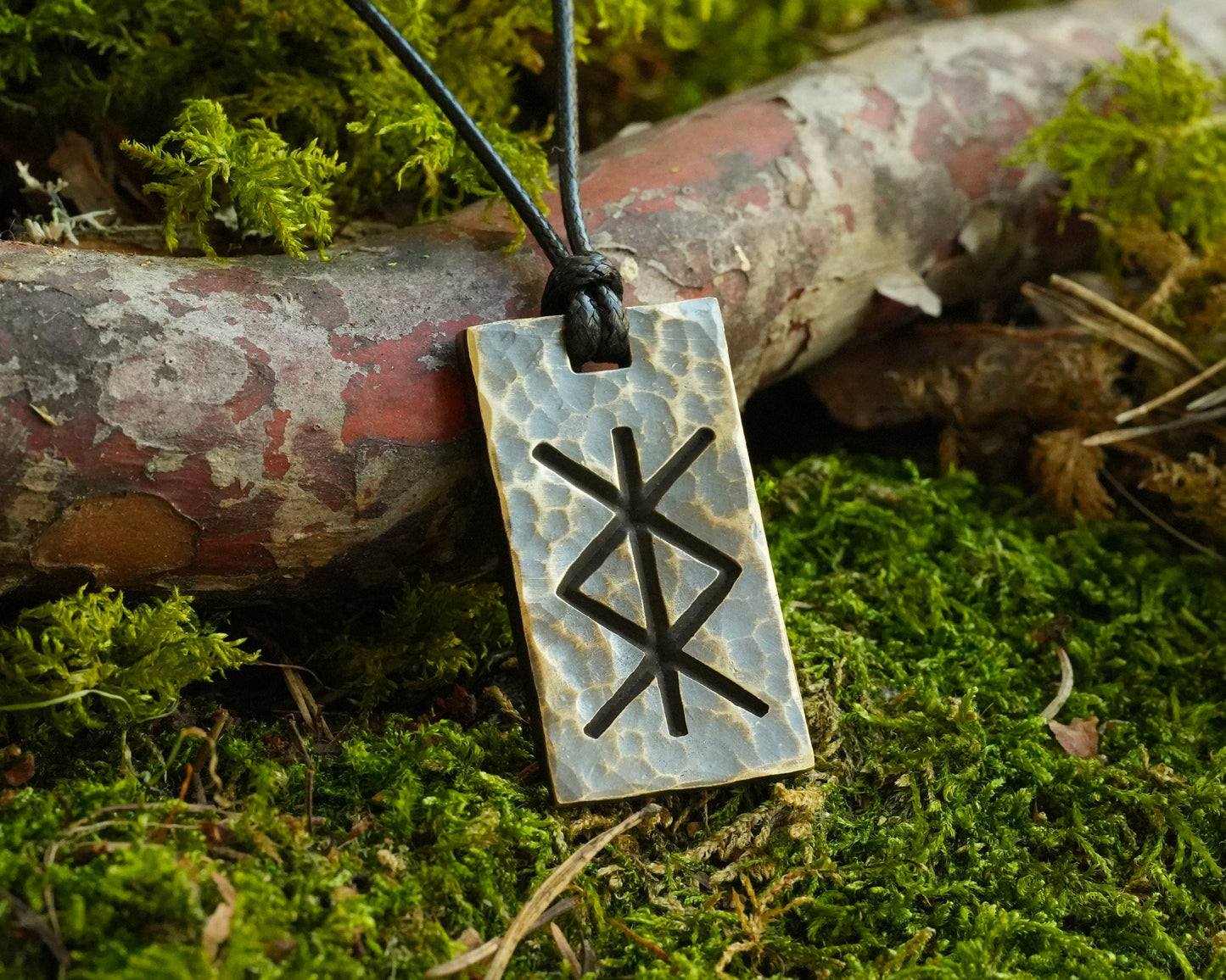 Bind Rune Protection Necklace Viking Elder Futhark Celtic Norse Jewelry Runes Pendant Amulet - Baldur Jewelry