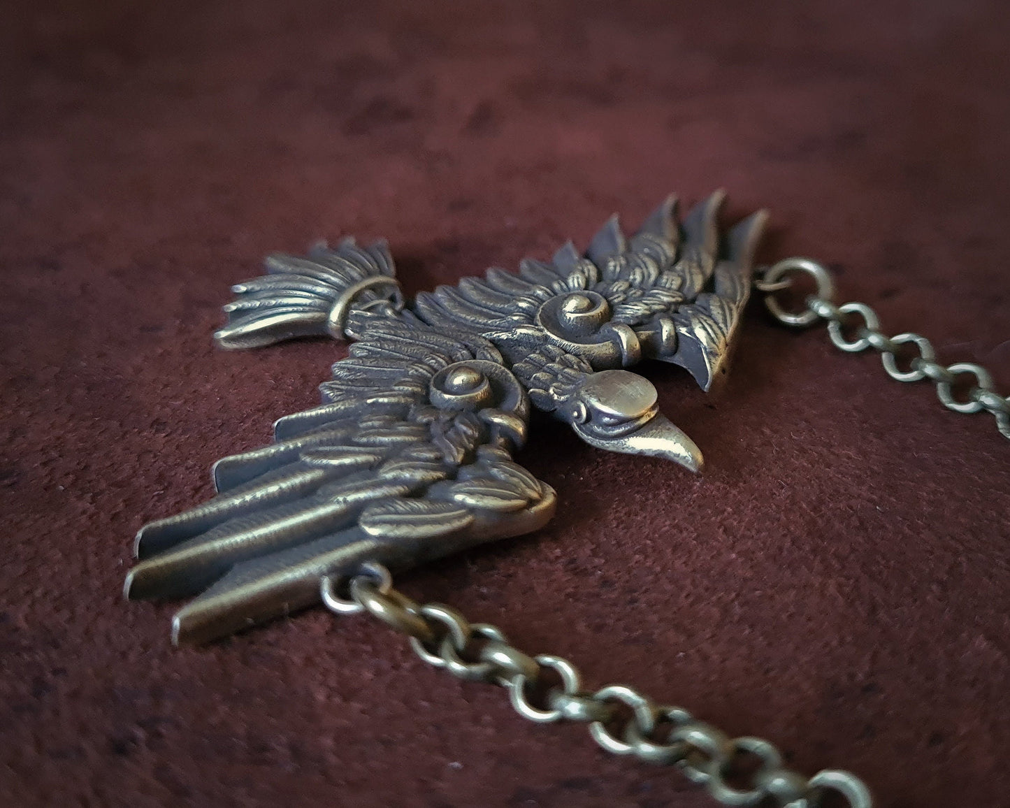 Celtic Phoenix Necklace Eternal Bird From Flames For Women - Transformation and Resilience - Baldur Jewelry