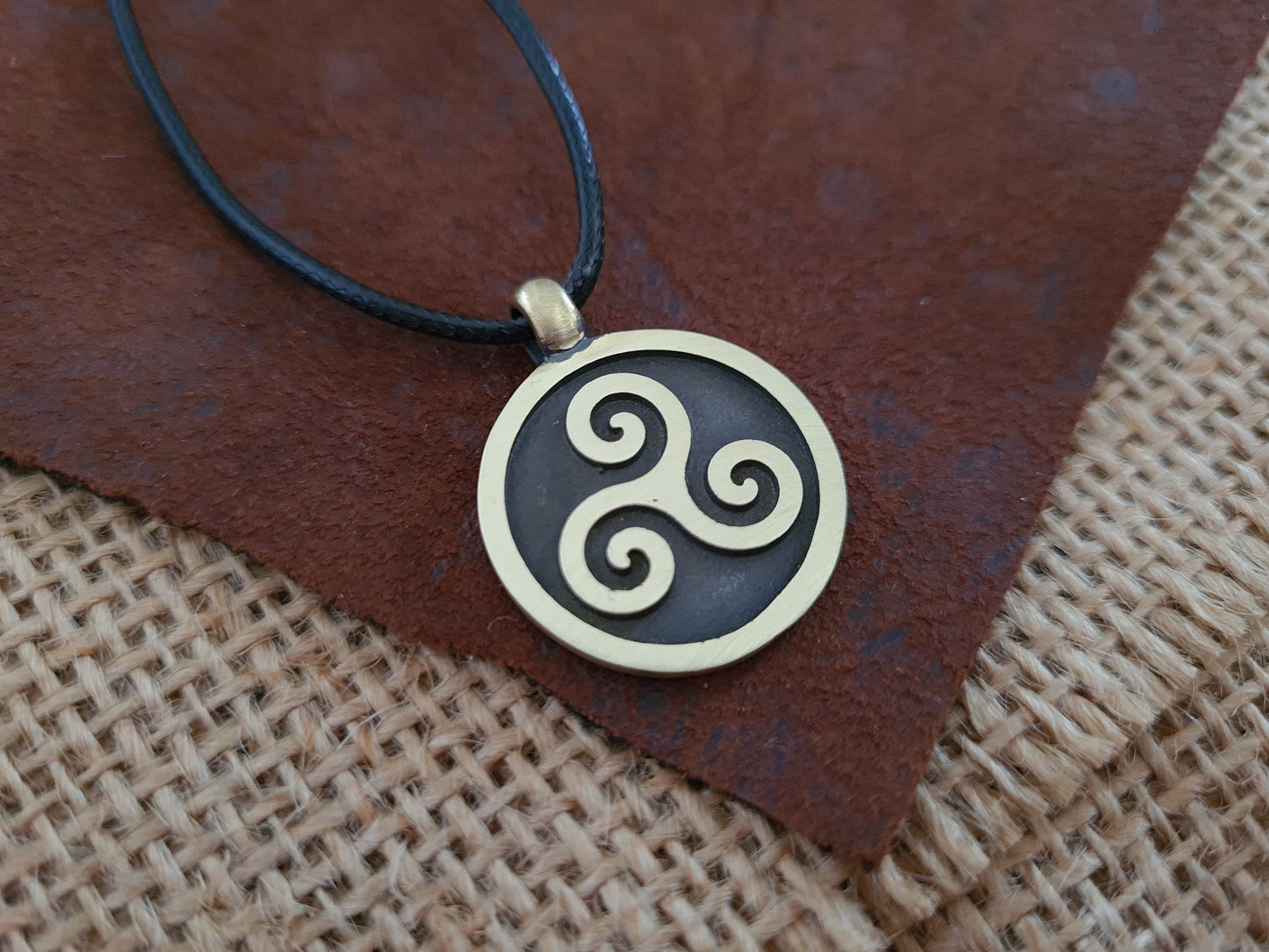 Celtic Triskelion Triskele Spiral of Life Pendant - Baldur Jewelry