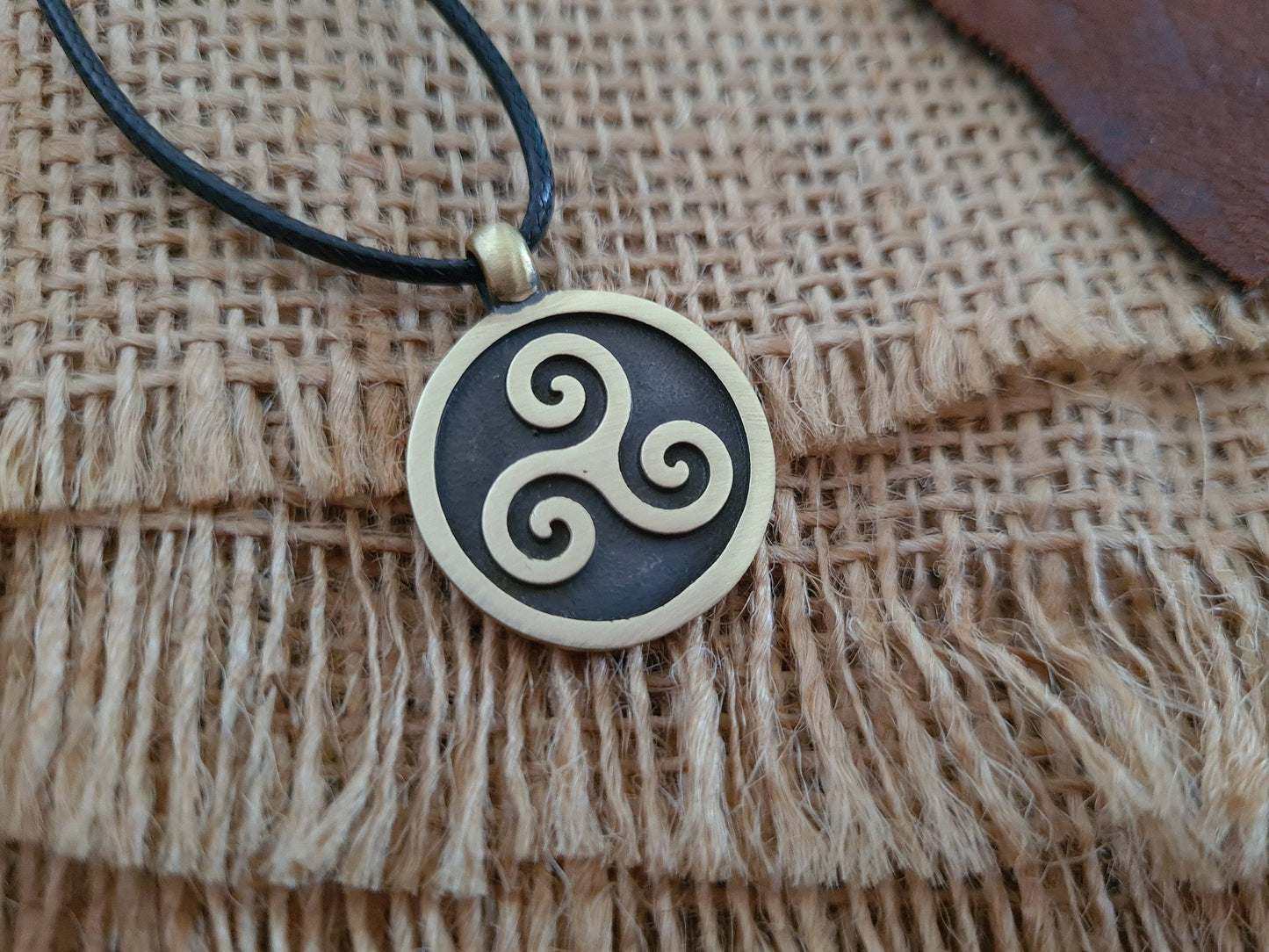 Celtic Triskelion Triskele Spiral of Life Pendant - Baldur Jewelry