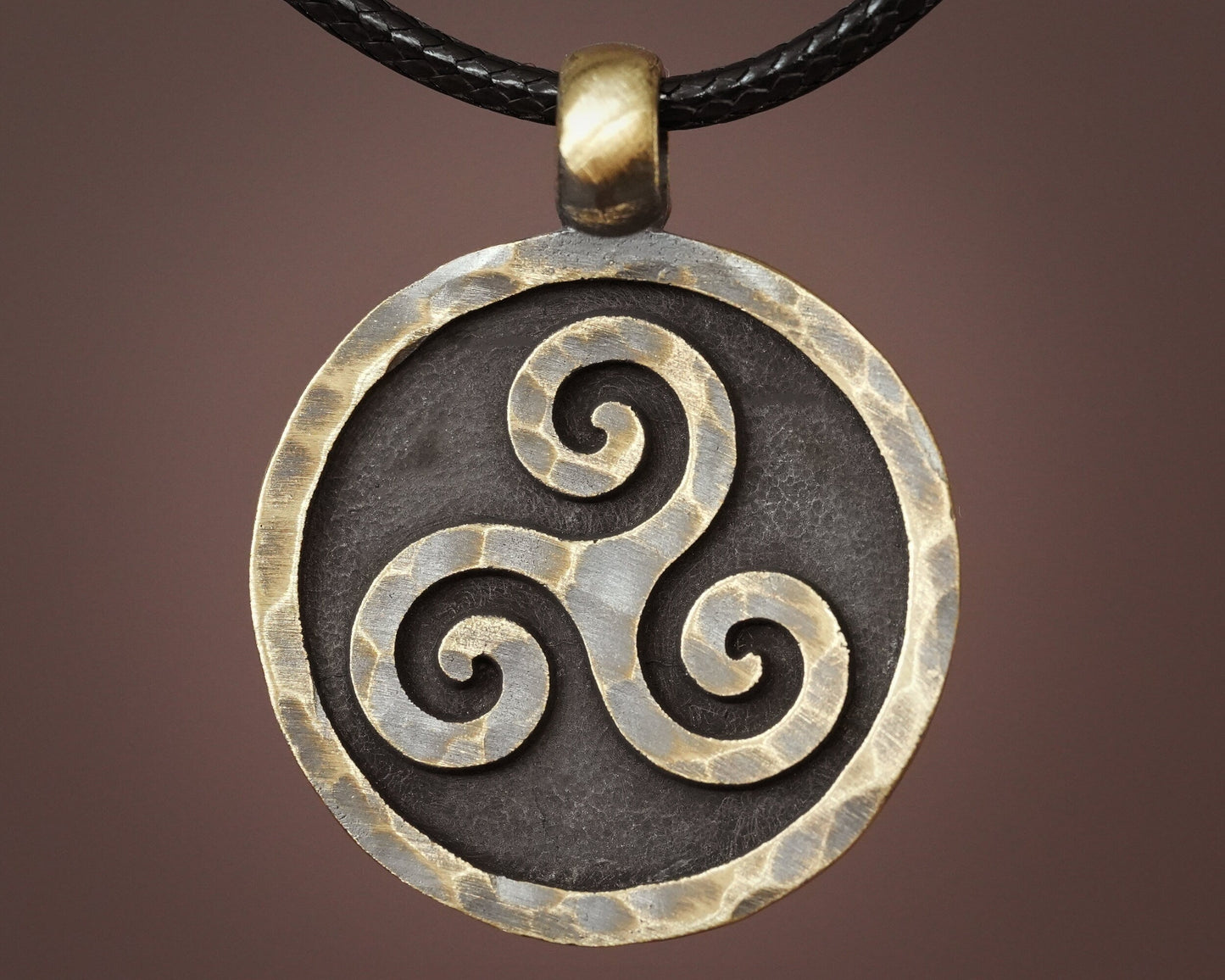 Celtic Triskelion Triskele Spiral of Life Pendant - Baldur Jewelry