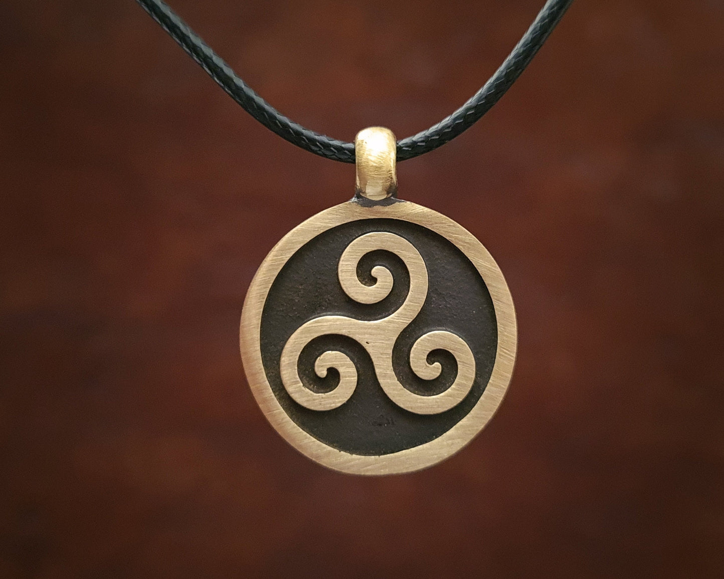 Celtic Triskelion Triskele Spiral of Life Pendant - Baldur Jewelry