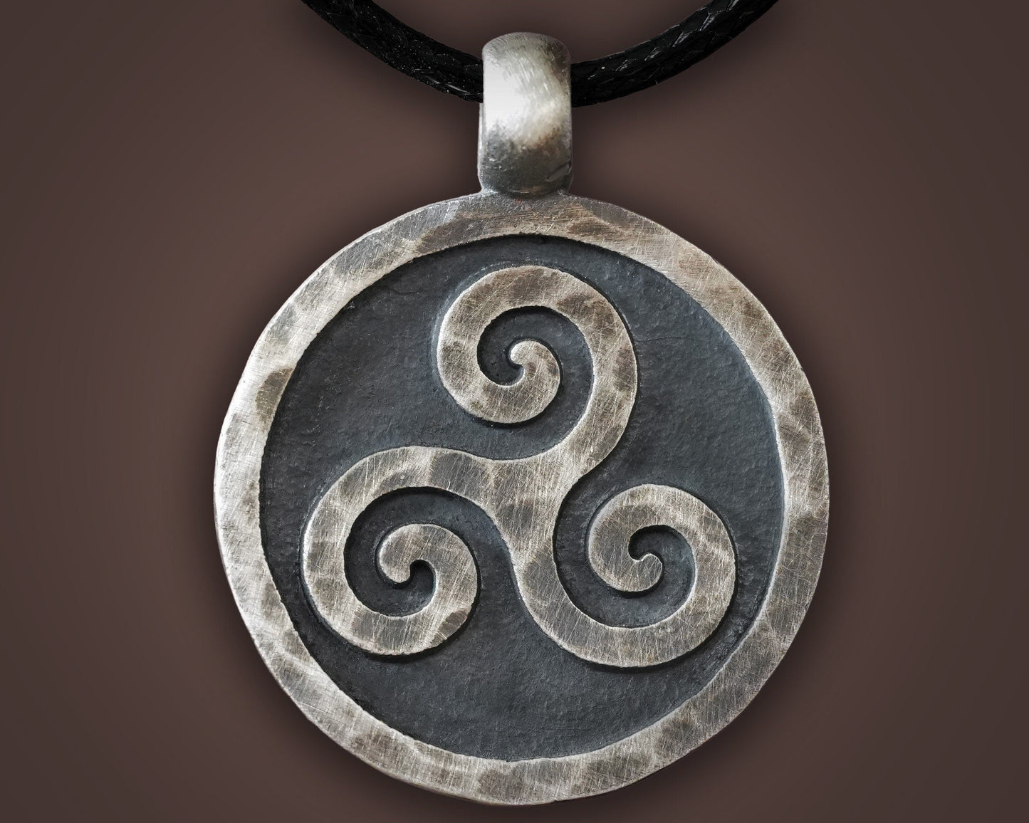 Celtic Triskelion Triskele Spiral of Life Pendant - Baldur Jewelry