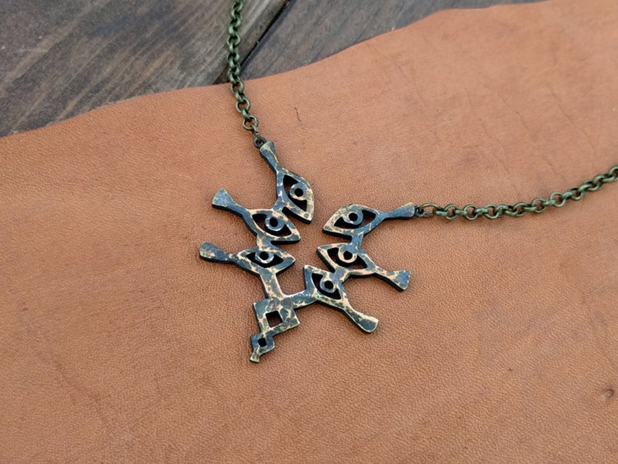 Fire Emblem Grima Solid Metal Pendant Necklace - Baldur Jewelry