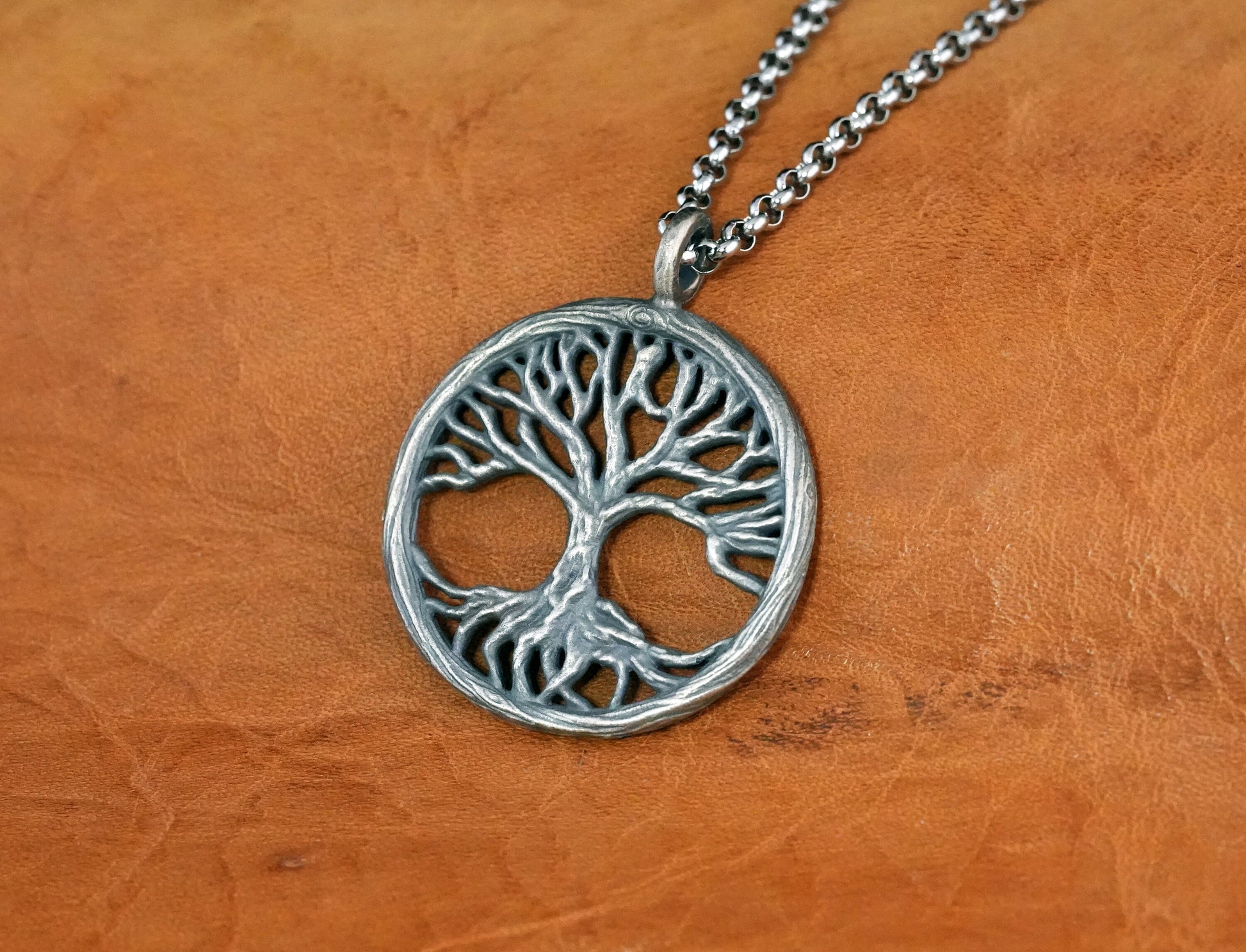 Viking Norse Yggdrasil Tree of Life Yggdrasil Pendant Necklace Jewelry Amulet - Baldur Jewelry