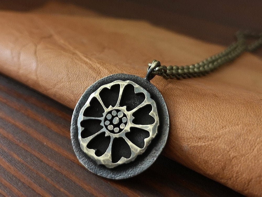 Lotus Necklace Pendant Jewelry - Baldur Jewelry