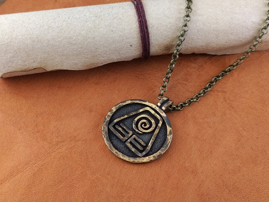 Avatar Last Airbender Earth Kingdom Nation Necklace Pendant - Baldur Jewelry