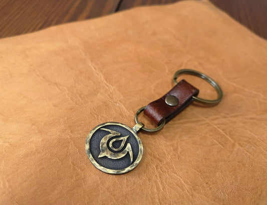 Fire Emblem Exalt Solid Metal Keychain Keyring Accessory Jewelry - Baldur Jewelry