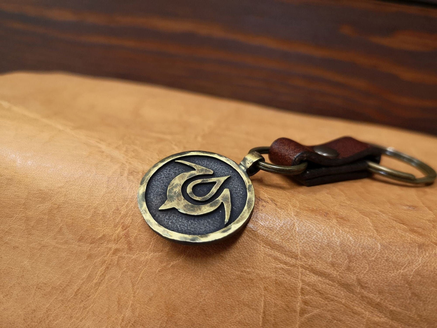 Fire Emblem Exalt Solid Metal Keychain Keyring Accessory Jewelry - Baldur Jewelry