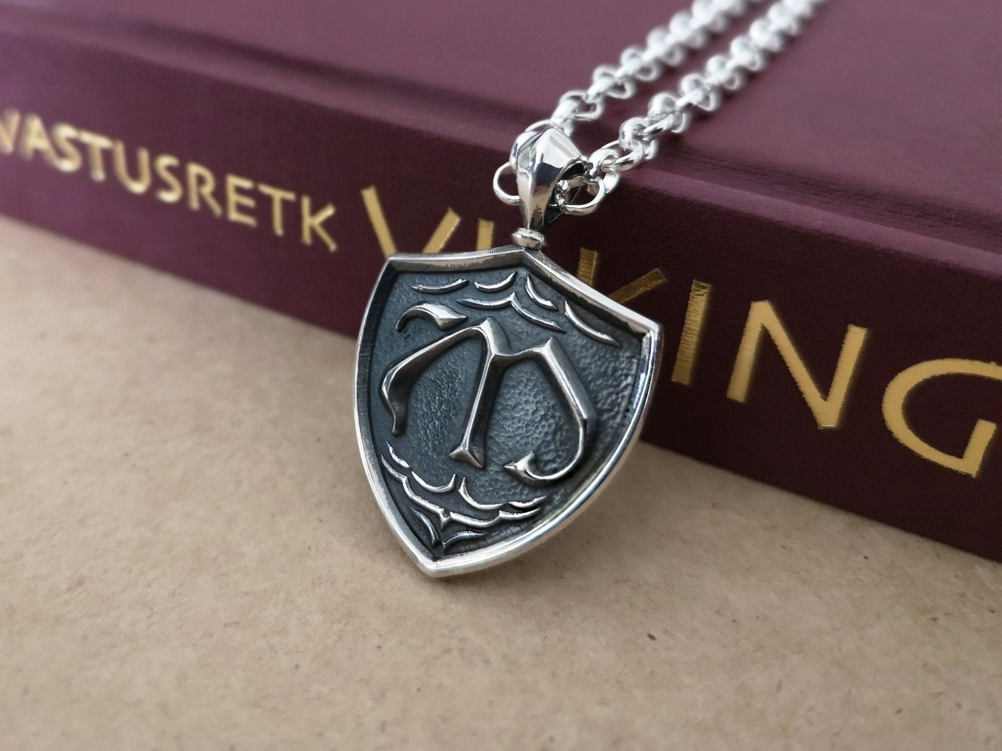 Hope Mikaelson Sterling Silver Necklace Crest Pendant Jewelry Vampire Diaries - Baldur Jewelry