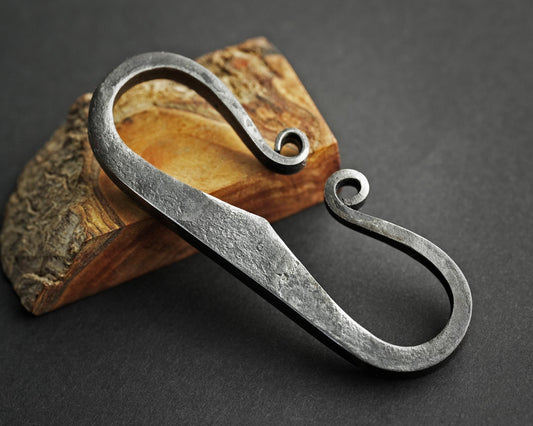 Hand-Forged Medieval Fire Striker – Viking Flint & Steel Firestarter