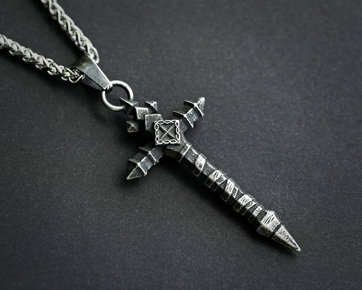 Combat Cross Castlevania Vampire Killer Necklace Pendant Charm