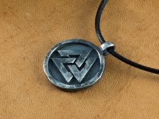 Silver Ancient Valknut Pendant